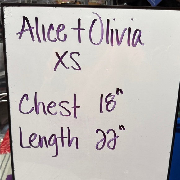 Alice + Olivia Randa Ruffle Henly Top in Silk Palm Print Size XS - Picture 13 of 13